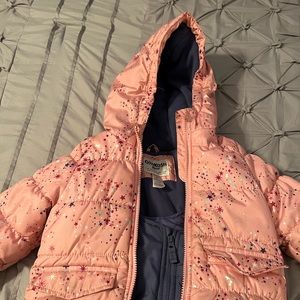 Girls 4T winter jacket and snow pants